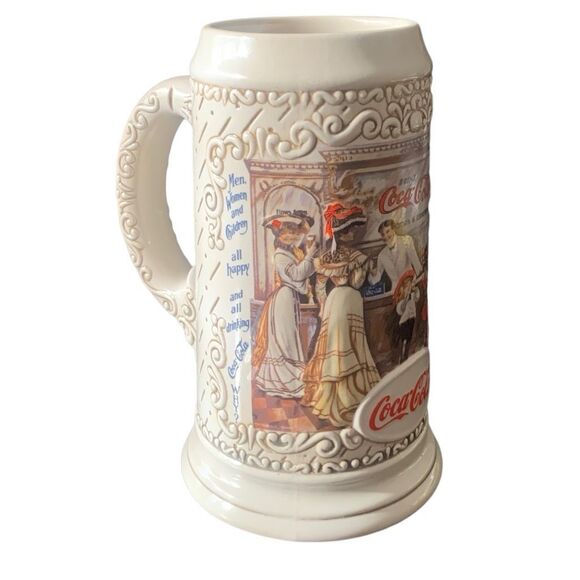 Vintage Coca Cola Stein 1994 The Classic Americana Soda Fountain Experience - Picture 9 of 16